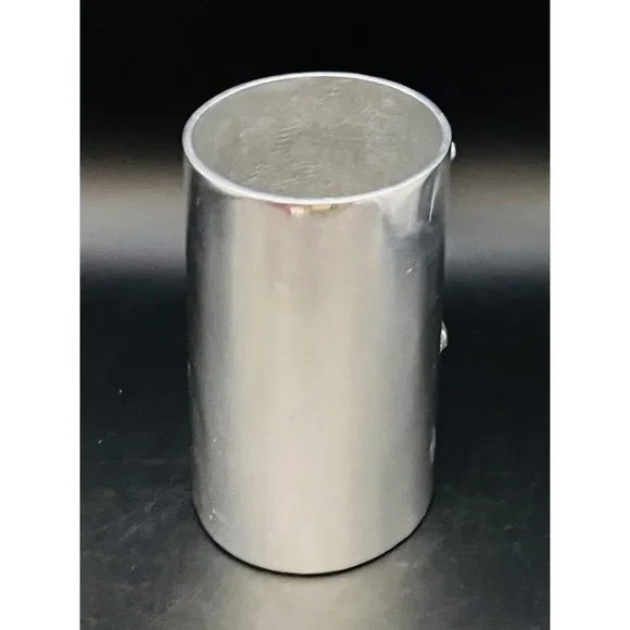 Mariposa Golf Themed 7” Wine Bottle Chiller Holder Polished Aluminum - Picture 3 of 10